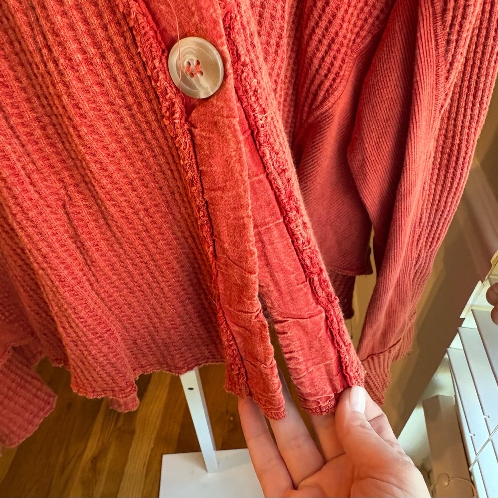 Free People NWT Women’s Oversized One Scout Jacket Rust Color Size L $128 Retail - Picture 12 of 16